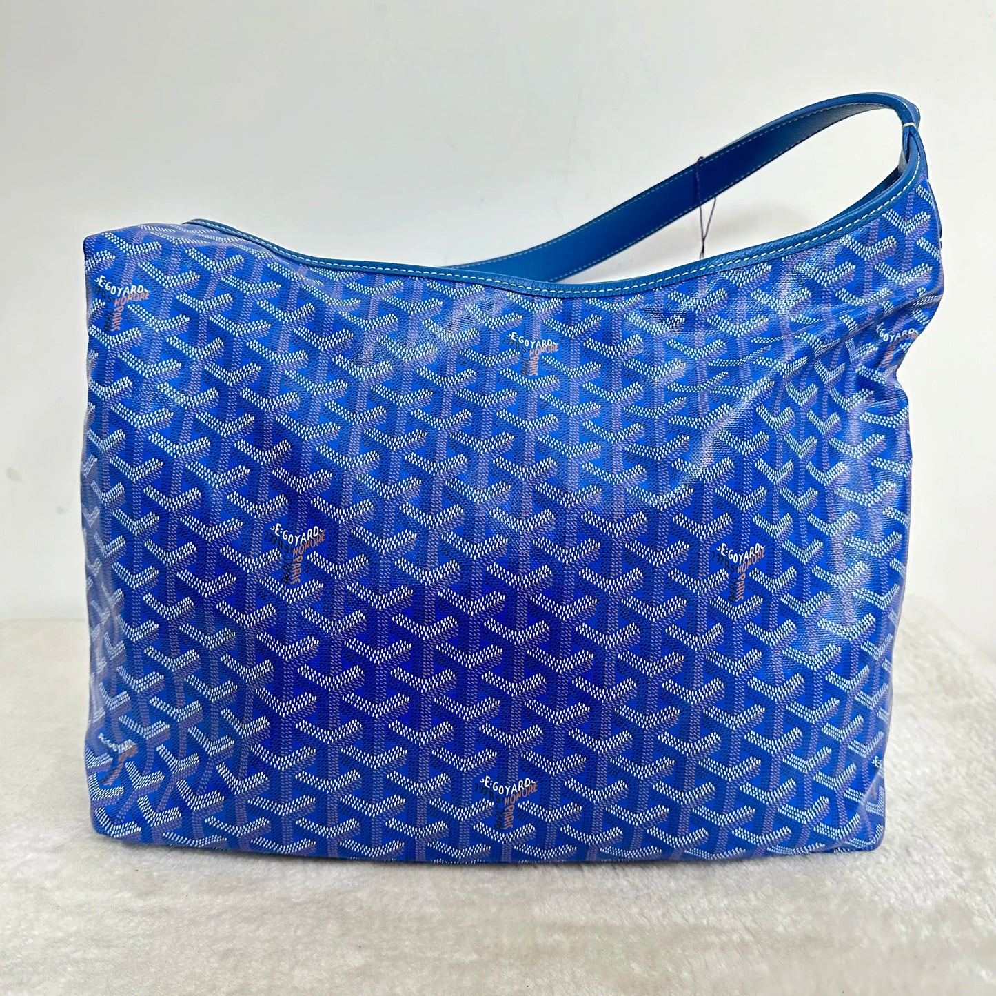 【#266】Pre-owned Goyard Hobo Blue PVC Handbag Shoulder Bag BJ2024