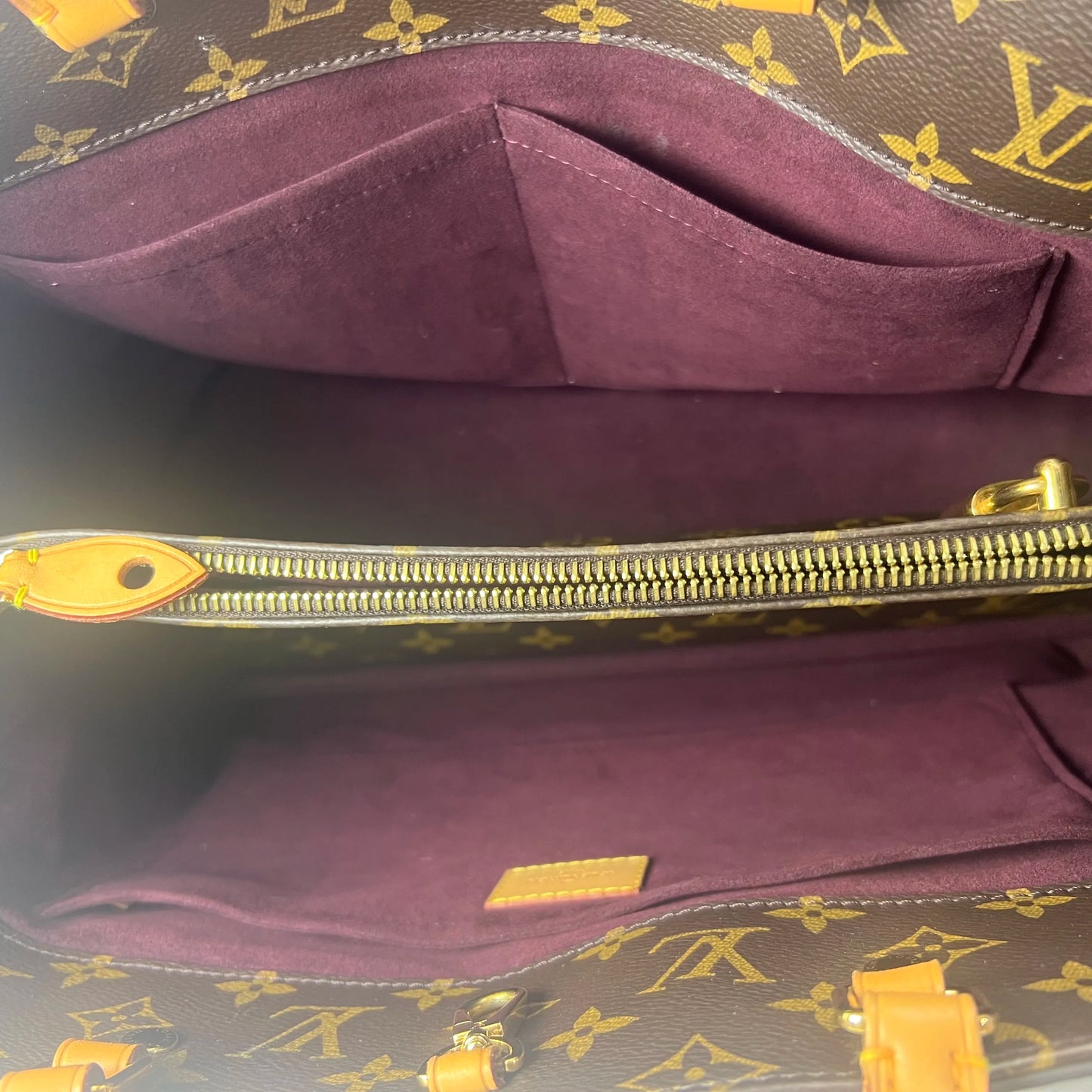 【#348】Pre-owned Louis Vuitton BJ1101504065 Montaigne Brown Monogram Shoulder Bag